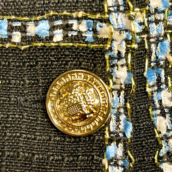 Jason Wu black plaid tweed business suit jacket and dress - Picture 2 of 7